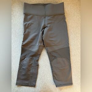 MICHI - Cropped Leggings With Mesh